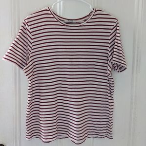 *Sold* Zara Trafaluc Women's Striped Shirt Size L